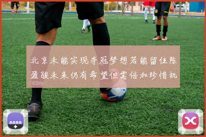 北京未能实现夺冠梦想若能留住陈盈骏未来仍有希望但需倍加珍惜机会